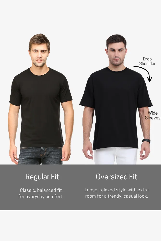 Purple Oversized T-shirt for men
