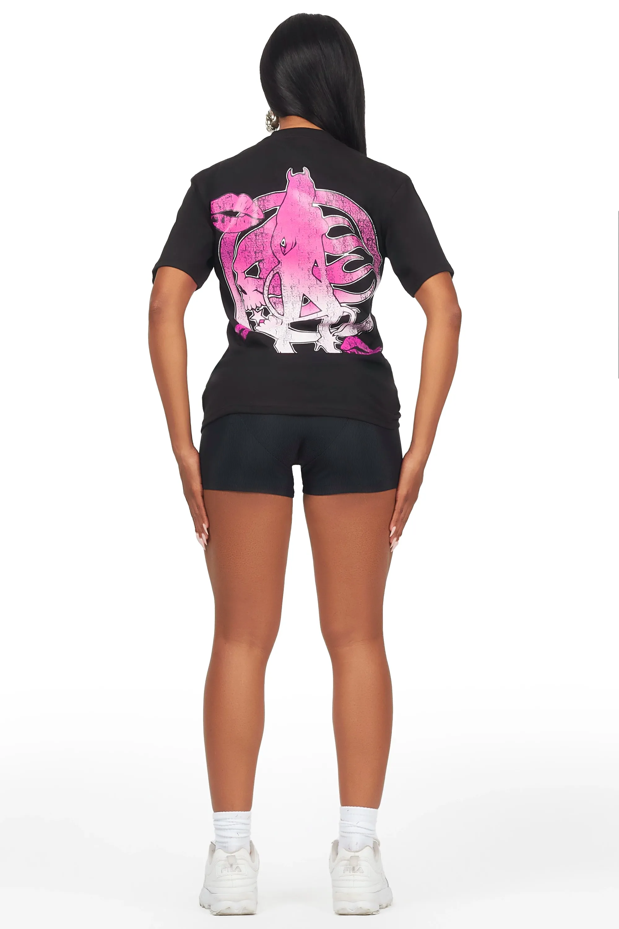 Sonya Black Oversized T-Shirt