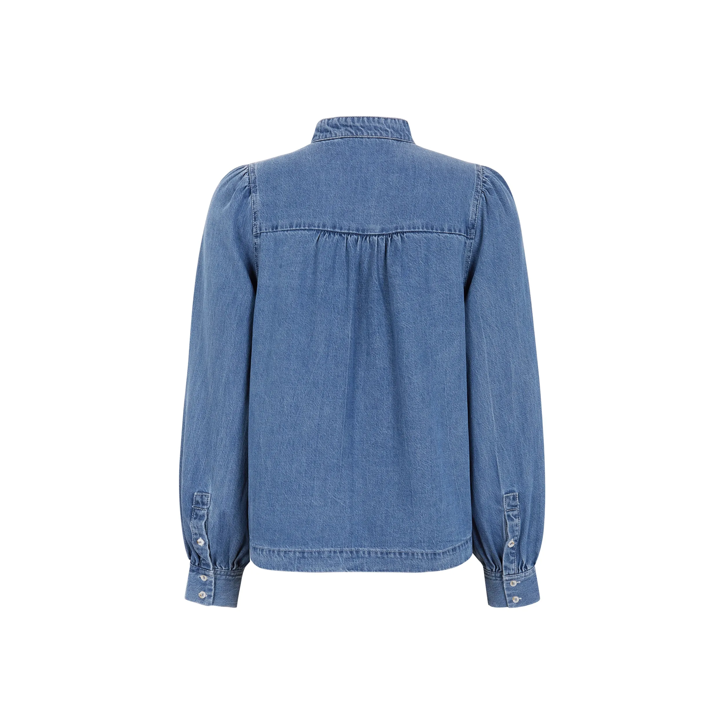 SRChristy Blouse - Greyish Light Blue