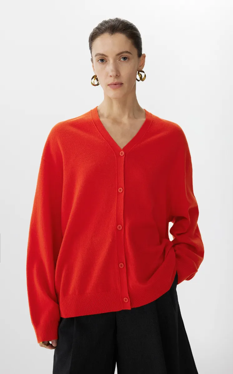 Sweater / JNBY Relaxed Wool-Cashmere Blend Cardigan