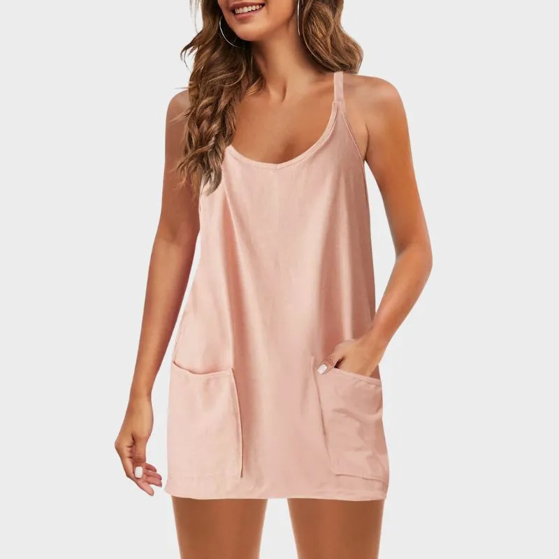 THAIS - Avslappnad V-hals Romper Jumpsuit