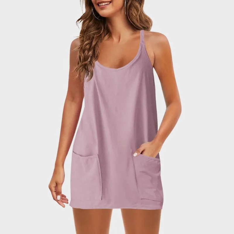 THAIS - Avslappnad V-hals Romper Jumpsuit