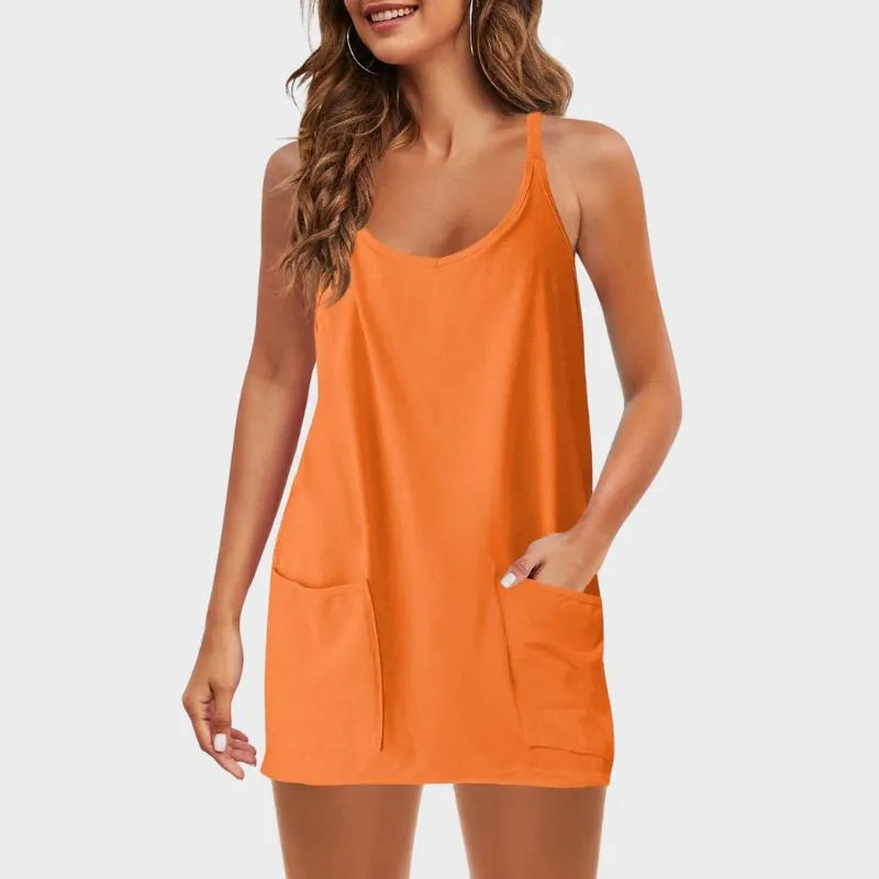 THAIS - Avslappnad V-hals Romper Jumpsuit