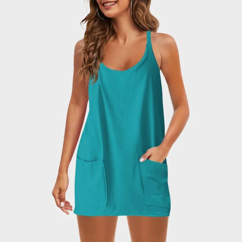 THAIS - Avslappnad V-hals Romper Jumpsuit
