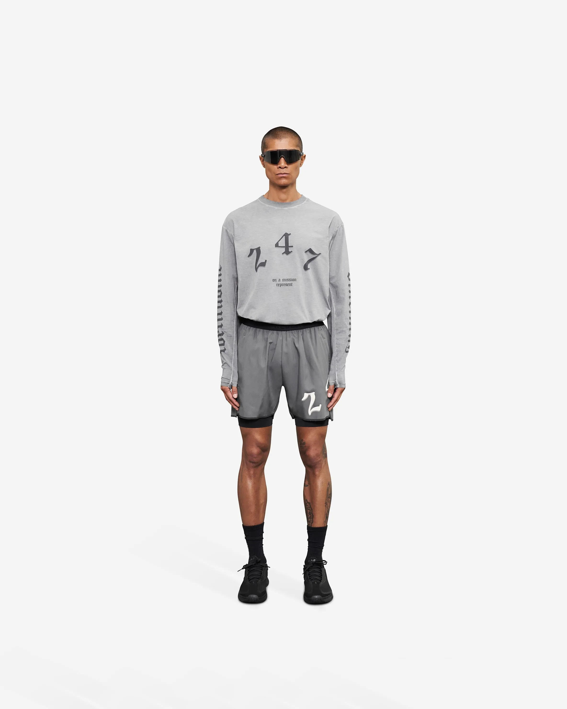 Vintage 247 Long Sleeve T-Shirt - Smoke