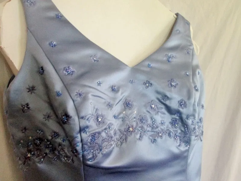 WOMENS BILL LEVKOFF Maxi Dress Evening Gown 12 PURPLE Bridesmaid  Wedding