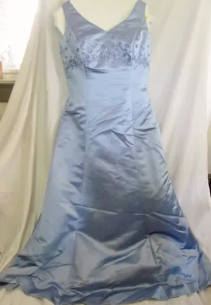 WOMENS BILL LEVKOFF Maxi Dress Evening Gown 12 PURPLE Bridesmaid  Wedding