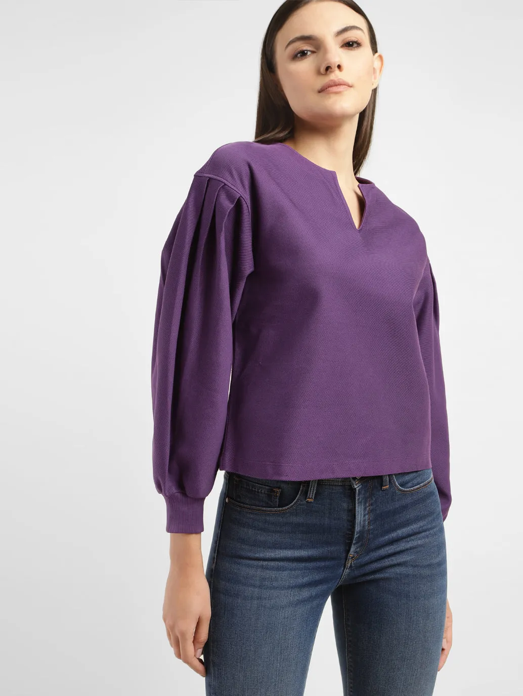 Women's Solid Regular Fit Top